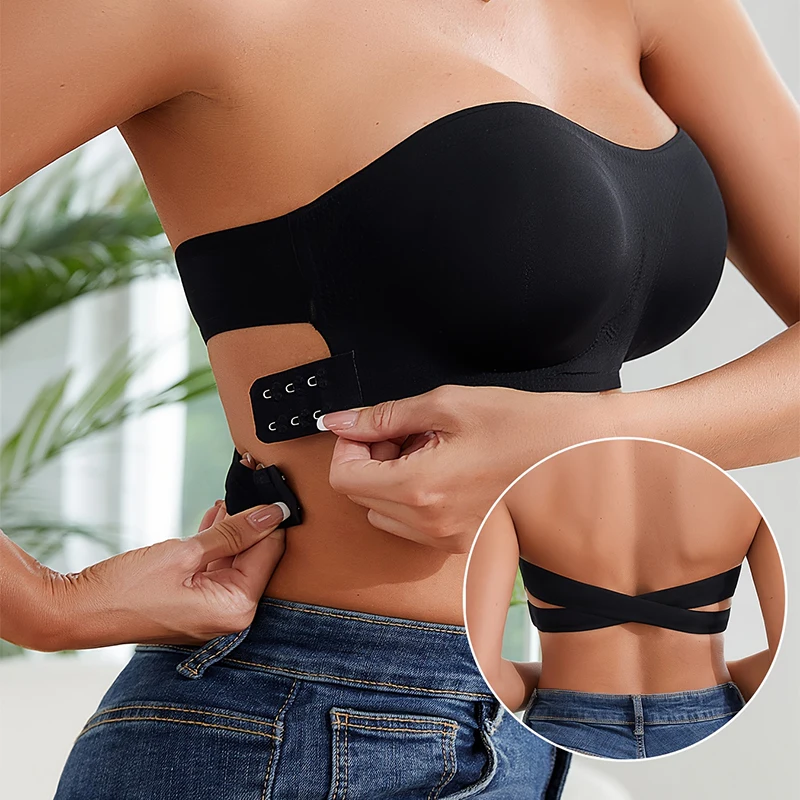 Push Up Bra Padded - Sujetador sin tirantes y con aros