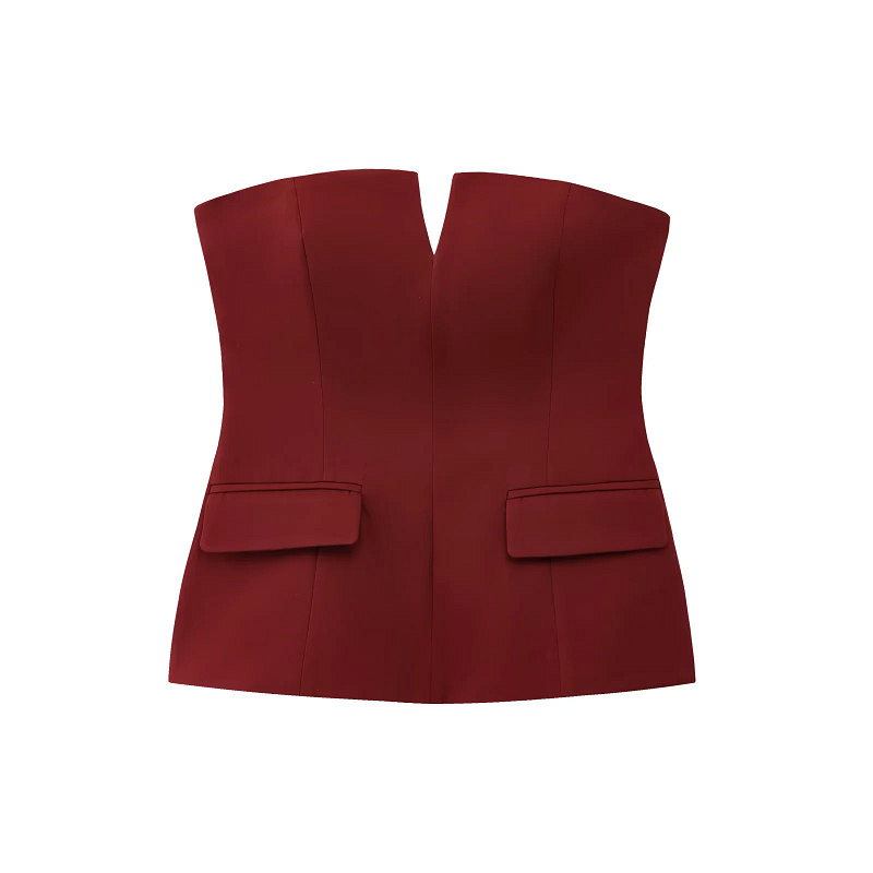 HXAO-Top de tubo sin tirantes  - Strapless Bra Backless reseña y precio