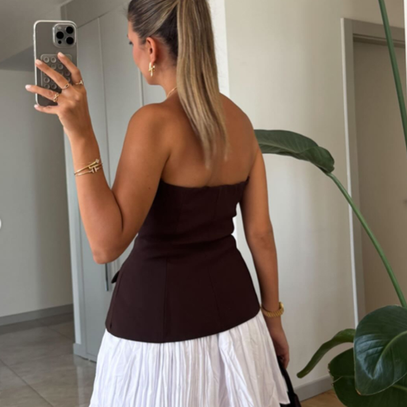 HXAO-Top de tubo sin tirantes  - Strapless Bra Backless reseña y precio