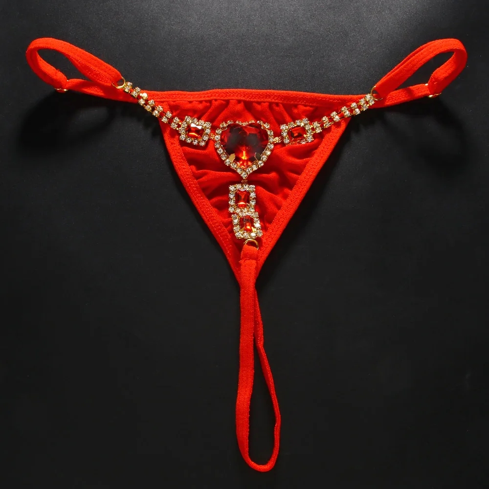 Tanga de corazón de cristal ro - Thong Bikini Women reseña y precio
